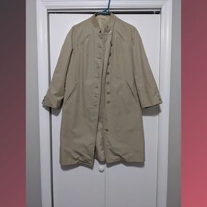 Vintage Misty Harbor LTD. Khaki Rain Coat